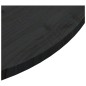 vidaXL Tischplatte Schwarz Ø90x2,5 cm Massivholz Kiefer vidaXL Tischplatte Schwarz Ø90x2,5 cm Massivholz Kiefer