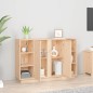 vidaXL Sideboard 120x35x80 cm Massivholz Kiefer vidaXL Sideboard 120x35x80 cm Massivholz Kiefer