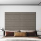 Wandpaneele 12 Stk. Hellgrau 90x15 cm Samt 1,62 m² Wandpaneele 12 Stk. Hellgrau 90x15 cm Samt 1,62 m²