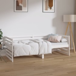 vidaXL Tagesbett Weiß 80x200 cm Massivholz Kiefer