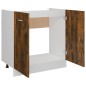 vidaXL Spülenunterschrank Räuchereiche 80x46x81,5 cm Holzwerkstoff vidaXL Spülenunterschrank Räuchereiche 80x46x81,5 cm Holzwerkstoff