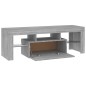 vidaXL TV-Schrank mit LED-Leuchten Grau Sonoma 120x35x40 cm
