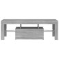 vidaXL TV-Schrank mit LED-Leuchten Grau Sonoma 120x35x40 cm