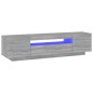 vidaXL TV-Schrank mit LED-Leuchten Grau Sonoma 160x35x40 cm vidaXL TV-Schrank mit LED-Leuchten Grau Sonoma 160x35x40 cm