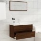 vidaXL 2-tlg. Badmöbel-Set Braun Eichen-Optik Holzwerkstoff vidaXL 2-tlg. Badmöbel-Set Braun Eichen-Optik Holzwerkstoff