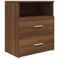 vidaXL Nachttisch Braun Eichen-Optik 50x32x60 cm vidaXL Nachttisch Braun Eichen-Optik 50x32x60 cm