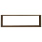 vidaXL Wandregale 2 Stk. Braun Eichen-Optik 100x15x30 cm Holzwerkstoff vidaXL Wandregale 2 Stk. Braun Eichen-Optik 100x15x30 cm Holzwerkstoff