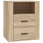 vidaXL Nachttisch Sonoma-Eiche 50x36x60 cm Holzwerkstoff vidaXL Nachttisch Sonoma-Eiche 50x36x60 cm Holzwerkstoff
