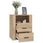 vidaXL Nachttisch Sonoma-Eiche 50x36x60 cm Holzwerkstoff vidaXL Nachttisch Sonoma-Eiche 50x36x60 cm Holzwerkstoff