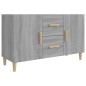 vidaXL Sideboard Grau Sonoma 100x36x60 cm Holzwerkstoff vidaXL Sideboard Grau Sonoma 100x36x60 cm Holzwerkstoff