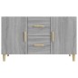 vidaXL Sideboard Grau Sonoma 100x36x60 cm Holzwerkstoff vidaXL Sideboard Grau Sonoma 100x36x60 cm Holzwerkstoff