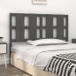 vidaXL Bett-Kopfteil Grau 140,5x4x100 cm Massivholz Kiefer vidaXL Bett-Kopfteil Grau 140,5x4x100 cm Massivholz Kiefer