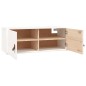 vidaXL Wandschrank Weiß 80x30x30 cm Massivholz Kiefer vidaXL Wandschrank Weiß 80x30x30 cm Massivholz Kiefer