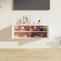 vidaXL Wandschrank Weiß 80x30x30 cm Massivholz Kiefer vidaXL Wandschrank Weiß 80x30x30 cm Massivholz Kiefer