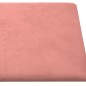 Wandpaneele 12 Stk. Rosa 30x30 cm Samt 1,08 m² Wandpaneele 12 Stk. Rosa 30x30 cm Samt 1,08 m²