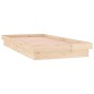 vidaXL Massivholzbett mit LEDs 75x190 cm vidaXL Massivholzbett mit LEDs 75x190 cm