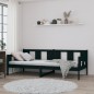 vidaXL Tagesbett Schwarz Massivholz Kiefer 80x200 cm vidaXL Tagesbett Schwarz Massivholz Kiefer 80x200 cm