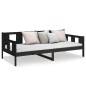 vidaXL Tagesbett Schwarz Massivholz Kiefer 80x200 cm vidaXL Tagesbett Schwarz Massivholz Kiefer 80x200 cm