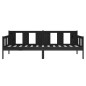 vidaXL Tagesbett Schwarz Massivholz Kiefer 80x200 cm vidaXL Tagesbett Schwarz Massivholz Kiefer 80x200 cm