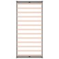 vidaXL Massivholzbett Grau 100x200 cm vidaXL Massivholzbett Grau 100x200 cm