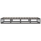 vidaXL Massivholzbett Grau 100x200 cm vidaXL Massivholzbett Grau 100x200 cm