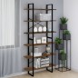 vidaXL Hochschrank Braun Eichen-Optik 100x30x210 cm Holzwerkstoff vidaXL Hochschrank Braun Eichen-Optik 100x30x210 cm Holzwerkstoff