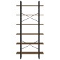 vidaXL Hochschrank Braun Eichen-Optik 100x30x210 cm Holzwerkstoff vidaXL Hochschrank Braun Eichen-Optik 100x30x210 cm Holzwerkstoff