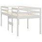 vidaXL Hochbett Weiß 90x190 cm Massivholz Kiefer vidaXL Hochbett Weiß 90x190 cm Massivholz Kiefer