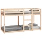 vidaXL Etagenbett 75x190 cm Massivholz Kiefer