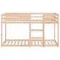 vidaXL Etagenbett 75x190 cm Massivholz Kiefer