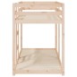 vidaXL Etagenbett 75x190 cm Massivholz Kiefer