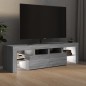 vidaXL TV-Schrank mit LED-Leuchten Grau Sonoma 140x36,5x40 cm vidaXL TV-Schrank mit LED-Leuchten Grau Sonoma 140x36,5x40 cm