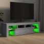 vidaXL TV-Schrank mit LED-Leuchten Grau Sonoma 140x36,5x40 cm vidaXL TV-Schrank mit LED-Leuchten Grau Sonoma 140x36,5x40 cm