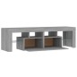 vidaXL TV-Schrank mit LED-Leuchten Grau Sonoma 140x36,5x40 cm vidaXL TV-Schrank mit LED-Leuchten Grau Sonoma 140x36,5x40 cm