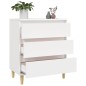 vidaXL Sideboard Weiß 60x35x70 cm Holzwerkstoff vidaXL Sideboard Weiß 60x35x70 cm Holzwerkstoff