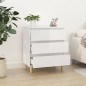 vidaXL Sideboard Hochglanz-Weiß 60x35x70 cm Holzwerkstoff vidaXL Sideboard Hochglanz-Weiß 60x35x70 cm Holzwerkstoff