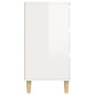 vidaXL Sideboard Hochglanz-Weiß 60x35x70 cm Holzwerkstoff vidaXL Sideboard Hochglanz-Weiß 60x35x70 cm Holzwerkstoff