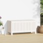 vidaXL Gartentruhe Weiß 108x42,5x54 cm Massivholz Kiefer vidaXL Gartentruhe Weiß 108x42,5x54 cm Massivholz Kiefer