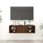 vidaXL Wandregal Braun Eichen-Optik 102x30x29 cm Holzwerkstoff vidaXL Wandregal Braun Eichen-Optik 102x30x29 cm Holzwerkstoff