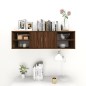 vidaXL Wandregal Braun Eichen-Optik 102x30x29 cm Holzwerkstoff vidaXL Wandregal Braun Eichen-Optik 102x30x29 cm Holzwerkstoff