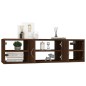vidaXL Wandregal Braun Eichen-Optik 102x30x29 cm Holzwerkstoff vidaXL Wandregal Braun Eichen-Optik 102x30x29 cm Holzwerkstoff