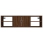 vidaXL Wandregal Braun Eichen-Optik 102x30x29 cm Holzwerkstoff vidaXL Wandregal Braun Eichen-Optik 102x30x29 cm Holzwerkstoff