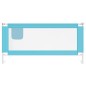 vidaXL Kleinkind-Bettschutzgitter Blau 190x25 cm Stoff vidaXL Kleinkind-Bettschutzgitter Blau 190x25 cm Stoff