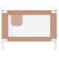 vidaXL Kleinkind-Bettschutzgitter Taupe 90x25 cm Stoff vidaXL Kleinkind-Bettschutzgitter Taupe 90x25 cm Stoff