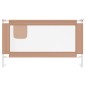 vidaXL Kleinkind-Bettschutzgitter Taupe 140x25 cm Stoff vidaXL Kleinkind-Bettschutzgitter Taupe 140x25 cm Stoff