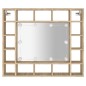 vidaXL Spiegelschrank mit LED Sonoma-Eiche 91x15x76,5 cm vidaXL Spiegelschrank mit LED Sonoma-Eiche 91x15x76,5 cm