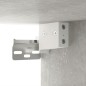 vidaXL Spiegelschrank mit LED Betongrau 91x15x76,5 cm vidaXL Spiegelschrank mit LED Betongrau 91x15x76,5 cm