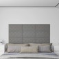 Wandpaneele 12 Stk. Grau 60x30 cm Kunstleder 2,16 m² Wandpaneele 12 Stk. Grau 60x30 cm Kunstleder 2,16 m²