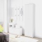 vidaXL Garderobenschrank Weiß 55x25x189 cm Holzwerkstoff vidaXL Garderobenschrank Weiß 55x25x189 cm Holzwerkstoff
