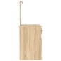 vidaXL Schminktisch mit LEDs Sonoma-Eiche 90x50x132,5 cm Holzwerkstoff vidaXL Schminktisch mit LEDs Sonoma-Eiche 90x50x132,5 cm Holzwerkstoff